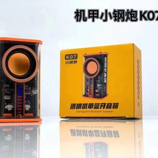 Loa bluetooth mini K07 nghe nhạc không dây âm bass rung siêu trầm công suất cao, có đèn led nhiều màu nhảy theo nhạc