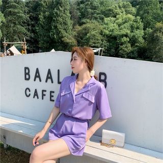 SET ÁO VEST BLAZER KÈM QUẦN SHORT - DT1753