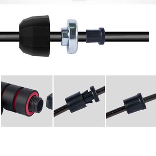 Dây nhảy giảm cân đốt mỡ bụng, Dây nhảy thể lực đàn hồi 2,9m lõi thép