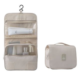 HL093-Túi Đựng Mỹ Phẩm Du Lịch có móc treo đồ trang điểm đa năng kết hợp đựng đồ cá nhân 5 ngăn chống thấm nước quai xách