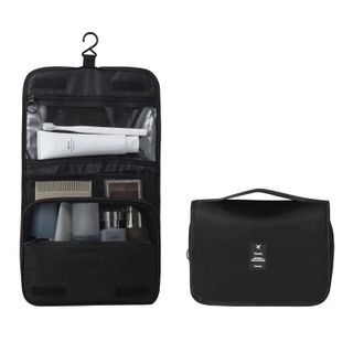 HL093-Túi Đựng Mỹ Phẩm Du Lịch có móc treo đồ trang điểm đa năng kết hợp đựng đồ cá nhân 5 ngăn chống thấm nước quai xách