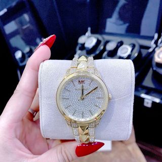 Đồng hồ Nữ Mạ Vàng Khảm Đá