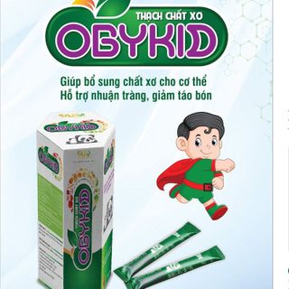 THẠCH CHẤT XƠ OBYKID HỘP 20 GÓI ( HỘP LỤC GIÁC)-HÀN - Ý