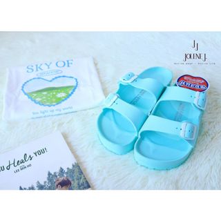 DÉP ĐẾ CAO, QUAI NGANG, DÉP ĐÚC RED APPLE THÁI LAN, XANH MINT