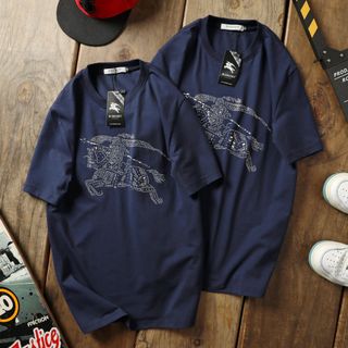 Áo thun cotton 4c nam, áo thun nam cao cấp, chất cotton 100% 4c cao cấp xịn , đường may tỉ mỉ chuẩn xuất khẩu. Logo đính cườm, dây bbr phối dọc thân - size từ 55kg - 85kg
