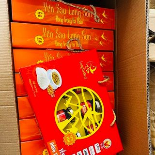 Nước tổ yến sào cao cấp chưng đông trùng hạ thảo 39% tổ yến - YẾN LONG SƠN - Lốc 6 lọ x 70ml