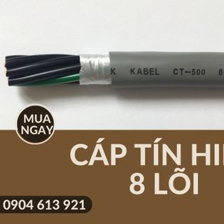 Cáp điều khiển, cáp tín hiệu 8 lõi 0.5/0.75/1.0/1.5mm