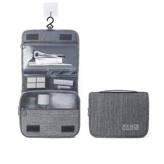 HL093-Túi Đựng Mỹ Phẩm Du Lịch có móc treo đồ trang điểm đa năng kết hợp đựng đồ cá nhân 5 ngăn chống thấm nước quai xách