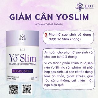 GIẢM CÂN YOSLIM (SLIMBE MẪU MỚI)