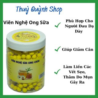 500g Viên Nghệ Mật Ong Chúa Giúp Giảm Cân, Phù Hợp Cho Người Đau Dạ Dày Lâu Năm