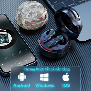 Tai Nghe Gaming Bluetooth MU 3 Hình Nón PUBG V5.3- Âm Thanh Sắc Nét - Độ Trễ Cực Thấp - Bán buôn bán sỉ giá sỉ
