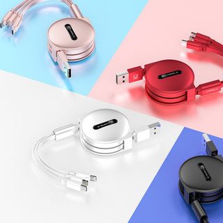 CÁP SẠC CUỘN TRÒN 3IN1 CAFELE