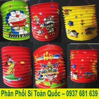 Lộng Đèn Trung Thu Giấy Hình Trụ Tròn, HÌnh Ống Tròn Lớn 21cm giá sỉ