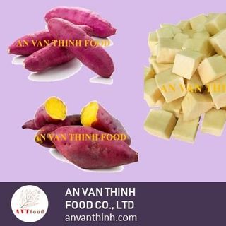 KHOAI LANG ĐÔNG LẠNH / KHOAI LANG NHẬT ĐÔNG LẠNH / KHOAI LANG VÀNG ĐÔNG LẠNH, KHOAI LANG LUỘC ĐÔNG LẠNH, IQF Sweet Potato IQF, FROZEN Sweet Potato FROZEN TO EXPORT FROM AN VAN THINH FOOD COMPANY (AVTF / AVTFOOD)
