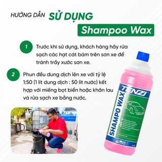 DUNG DỊCH RỬA XE SHAMPOO WAX