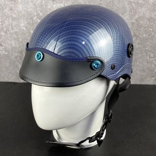 Mũ bảo hiểm nhúng cacbon gắn ốc titan gr5 , nón bảo hiểm nửa đầu chính hãng cao cấp phủ cacbon hình sticker