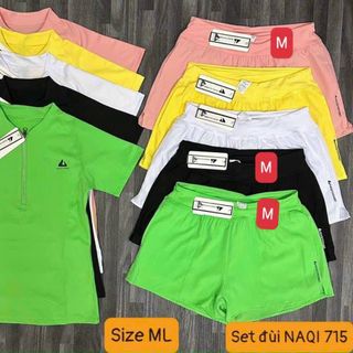 Các set đùi 2 lớp kèm áo phông rộng thun lạnh naqi kho có sẵn