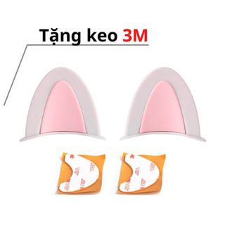Tai mèo 2 màu [1 CẶP] trang trí nón bảo hiểm cao cấp , Phụ kiện dành cho mũ bảo hiểm siêu cute