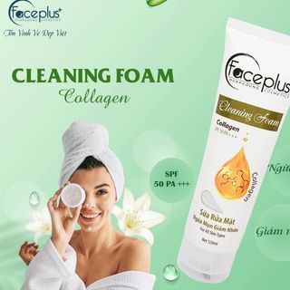 Sữa rửa mặt Facepluss ngừa mụn giảm  nhờn colagen 120ml