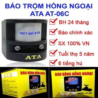 Báo động hồng ngoại ATA AT06C (6 kiểu chuông)