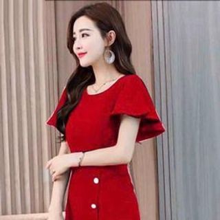 Đầm đuôi cá tay cánh tiên sang trọng hàng