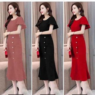 Đầm đuôi cá tay cánh tiên sang trọng hàng