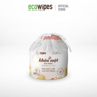 Khăn mặt đa năng EcoWIpes cuộn 80 tờ