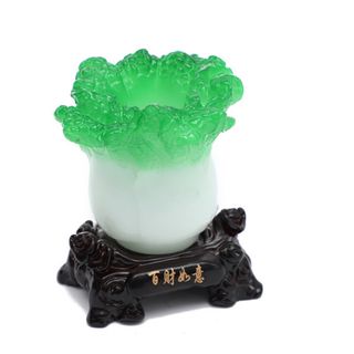 Bắp Cải Phong Thuỷ Đựng Bút Hút Tài