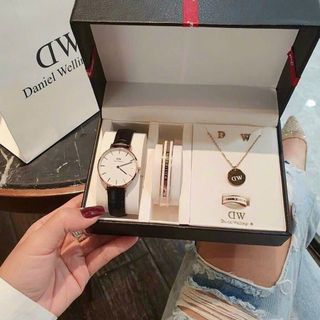 SET ĐỒNG HỒ KÈM DÂY CHUYỀN +NHẪN FULL BOX