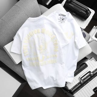 Áo thun cotton 4c nam, áo thun nam cao cấp, chất cotton , mịn , thấm hút tốt, thiết kế  độc , lạ , cool chuẩn man , full tem tag mạc . Phom chuẩn - size từ 55kg - 120kg
