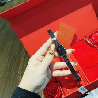 SET ĐỒNG HỒ HOA HỒNG ĐỎ CAO CẤP