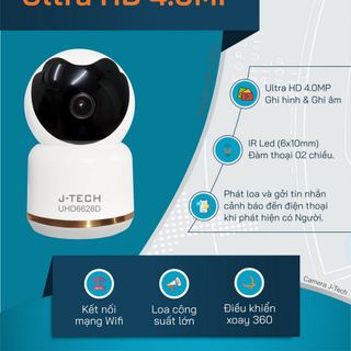 Camera IP hồng ngoại không dây 4.0 Megapixel J-TECH UHD6628D giá sỉ