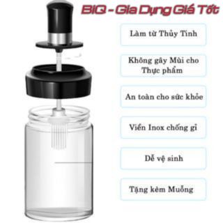 Hủ gia vị kèm thìa 250ml