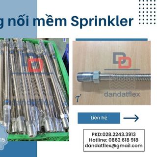 Ống mềm chữa cháy, ống nối mềm đầu phun sprinkler, khớp nối mềm sprinkler, dây mềm cấp nước đầu phun chữa cháy, phụ kiện ống mềm chữa cháy
