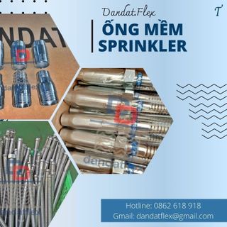 Ống mềm chữa cháy, ống nối mềm đầu phun sprinkler, khớp nối mềm sprinkler, dây mềm cấp nước đầu phun chữa cháy, phụ kiện ống mềm chữa cháy
