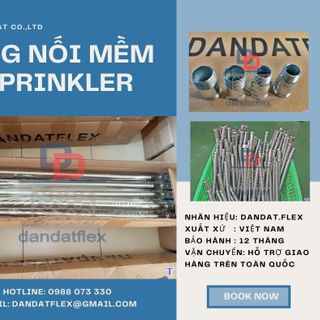 Ống mềm chữa cháy, ống nối mềm đầu phun sprinkler, khớp nối mềm sprinkler, dây mềm cấp nước đầu phun chữa cháy, phụ kiện ống mềm chữa cháy