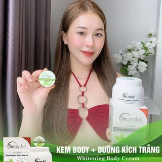 Kem body+ dưỡng kích trắng Facepluss 200g giá sỉ