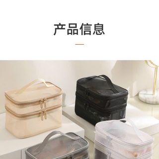 Túi 2 tầng đựng mĩ phẩm