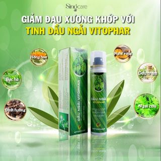 TINH DẦU NGẢI VICTOPHAR GIẢM ĐAU NHỨC XƯƠNG KHỚP