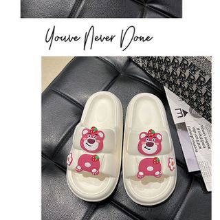 DÉP BÁNH MÌ NỮ TÍNH GẤU HỒNG SIÊU HOT CHỐNG TRƠN TRƯỢT WH291 - WINNIE HOUSE