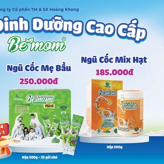 [Siêu lợi sữa] NGŨ CỐC BEMOM Cho Mẹ sau sinh - Hộp 500g/25 gói