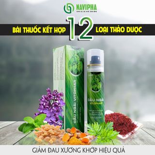 TINH DẦU NGẢI VICTOPHAR GIẢM ĐAU NHỨC XƯƠNG KHỚP