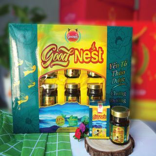 Tổ Yến Chưng Thảo Dược Đường Phèn Good Nest (H/6hũ/70ml)
