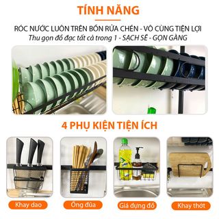 SỈ GIÁ TẠI XƯỞNG SẢN XUẤT - NHẬN ĐƠN HÀNG THEO YÊU CẦU - KỆ CHÉN THÉP CÁC BON SƠN TĨNH ĐIỆN CAO CẤP - LOẠI 1 TẦNG VÀ 2 TẦNG
