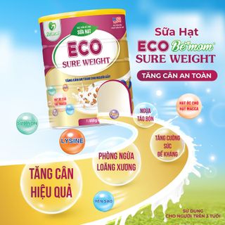Sữa Hạt Tăng Cân An Toàn Cho Người Gầy | ECO - Sure Weight