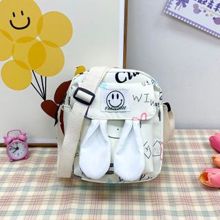 TÚI ĐEO CHÉO MINI CHO BÉ GÁI TAI THỎ SIÊU ĐÁNG YÊU WH292 - WINNIE HOUSE