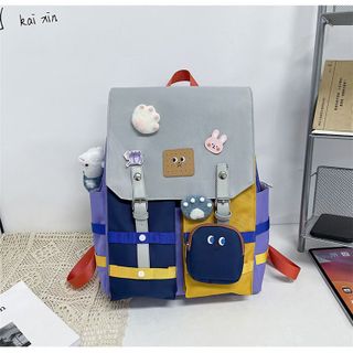 BALO ĐI HỌC VỪA LAPTOP 15.6 INCH PHONG CÁCH PREPPY MỸ WH302 - WINNIE HOUSE