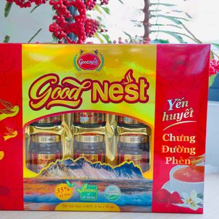 Yến Huyết Chưng Đường Phèn Good Nest 35% Yến (H/6hũ/70ml)