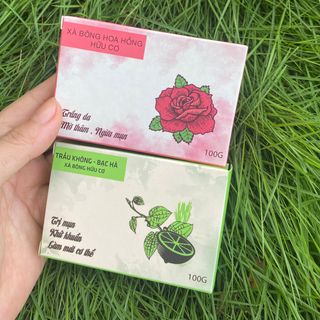 Xà bông thiên nhiên giúp sáng da, giảm thâm, giảm mụn cơ thể Thuần Diệp