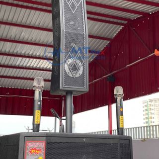 Loa Dê Cụ MTMAX BK46 - Công Suất 500W - Bass 50cm - Tặng Kèm 2 Micro Không Dây